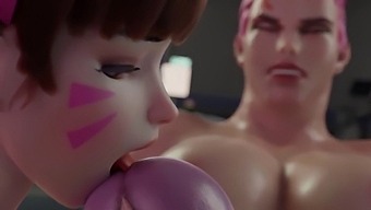 Overwatch Zarya'S Anal Sex With Transgendered Protagonist In 3d Hentai