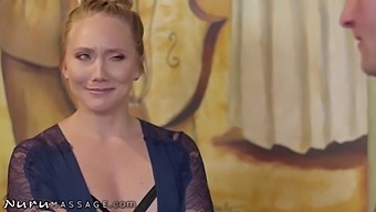 Sensual Massage Leads To Steamy Encounter Between Aj Applegate And Her Friend'S Stepbrother