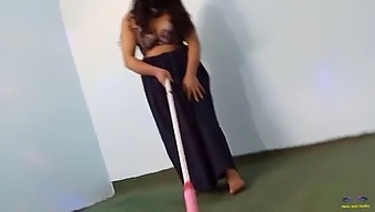 Sexy Canadian Milf Caught In Compromising Position While Cleaning And Dancing Naked In Homemade Video