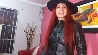 A Stunning Milf Transforms Into An Alluring Enchantress On Halloween