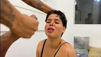 An Amateur Couple Engages In Deep Oral Sex