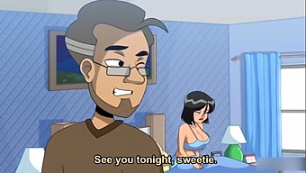 Cartoon Stepmom Discovers Stepson Masturbating And Watching Porn, And Offers Assistance