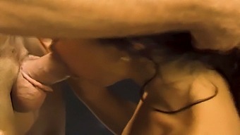 A Brunette Gets A Rough Blowjob In A Sex Education Course!