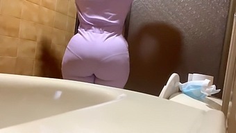 Amateur Footage Captures Voluptuous Nurse Engaging In Explicit Activities