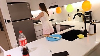 I Had A Friendly Fuck With My Friend'S Mom In The Kitchen After His Birthday.