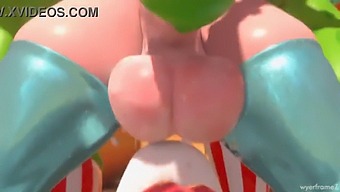Hot Shemale Princess Rosalina Gives A Great Blowjob And Anal Sex With A Horny Slut.